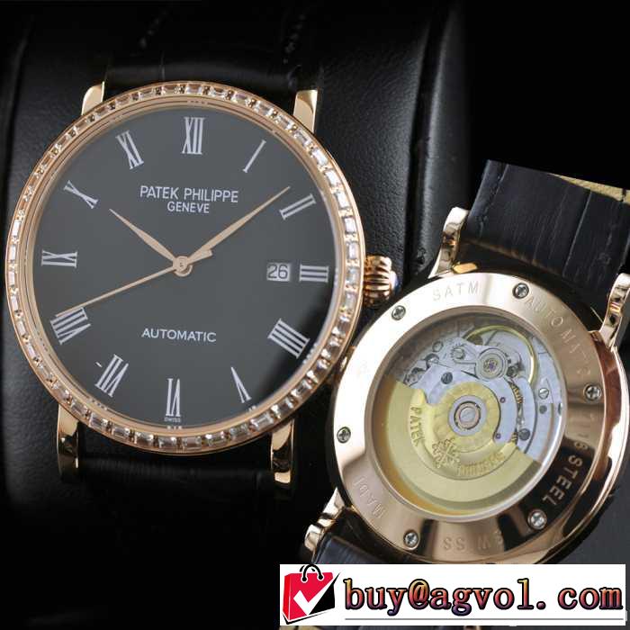 自動巻き スイスムーブメント  男性用腕時計 patek philippe philippe パテックフィリップ  メンズ腕時計
